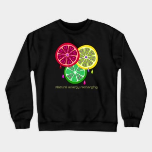 Bright juicy citrus fruits Crewneck Sweatshirt